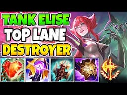 CONQUEROR TANK ELISE TOP - JUST HOW BROKEN SHE IS!? (LANE DESTROYER)