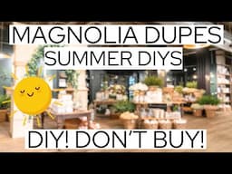 💰SAVE MONEY on this gorgeous multi-Seasonal Magnolia Home DIY Decor Dupe | Summer DIYs