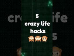 Top 5 Crazy Life hacks #shorts #hasleetv