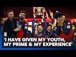Tears flow as Virat Kohli reflects on an achievement 18-years in the making 🏆 I IPL I Fox Cricket