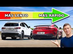 ¡Los autos más rápidos y más lentos de cada marca CLASIFICADOS!