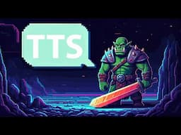 Incredible Text to speech AI for Game Development!