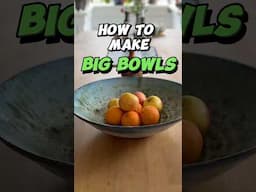 Beginners Guide to Wheel Throwing a Big Wide Bowl in Stoneware