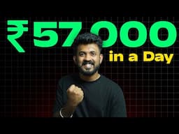 🔥 ₹57,000 Profit in ONE Day! | Live Trade Breakdown & Market Analysis 📈💰