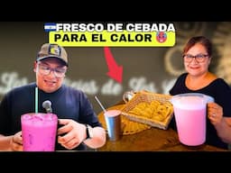 ESTÁ ES UNA DELICIA 😋 EN EL SALVADOR 🇸🇻 FRESCO DE CEBADA PARA EL CALOR 🥵 🥤