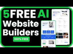 5 FREE AI Website Builders in 2025 (No Coding Needed!) 🚀 | Best AI Tools for Beginners