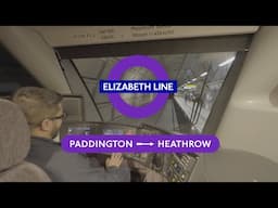 Elizabeth Line Train Driver POV: Paddington to London Heathrow | Transport for London