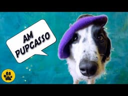Believe it or Not - Dogs Painting With Watercolours!
