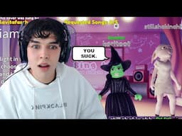 SINGING ON ROBLOX KARAOKE (embarrassing)