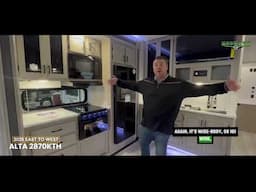 YOUR DREAM TOY HAULER!! 👀💚📽️ RV TOUR!! ||  New 2025 EAST TO WEST Alta 2870KTH 😍