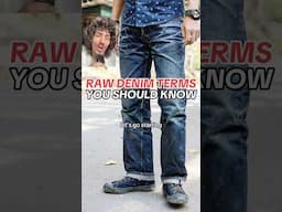 RAW DENIM FADE TERMS #menswear #mensfashion #style #fashion #rawdenim #denim #shorts #selvedge