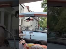classic Fiat 500 point of view drive
