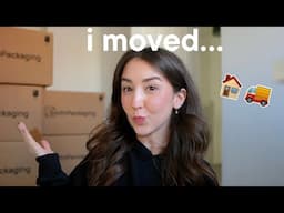 moving diaries🏡🫶🏻 i bought a house! pack my shelves, paint with me, building furniture, house tour
