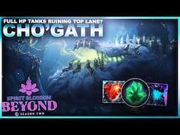 ARE FULL HP TANKS RUINING TOP LANE? CHO'GATH | League of Legends