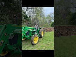 Can a John Deere 5065E handle a plow in dense clay?!?🚜  #johndeere  #smallfarm #plowing #country