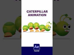 Caterpillar Animation 🐛Tutorial #tutorial