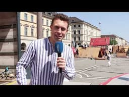 Odeonsplatz & Wittelsbacherplatz im Volksfest- und Tanzfieber!