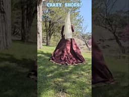 WEARING CRAZY MEDIEVAL PLATFORM SHOES, PART 4! #shoes #medieval #costume #cosplay #getreadywithme