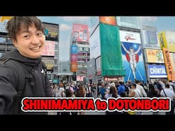 Osaka Expo Weekend! Local Walk of Osaka from Shinsekai Food Street to Dotonbori Food Street!