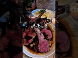Drinks. Food. Luxury. Lacroix at the Rittenhouse in Philly #philly #phillybite #visitphilly