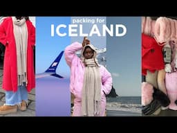 pack and prep with me for ICELAND in march | what to wear, glow up routine, run errands with me!!