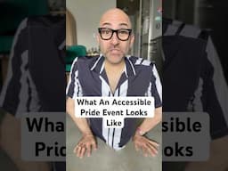 What An Accessible Pride Event Looks Like #disability #accessibility #pride #event