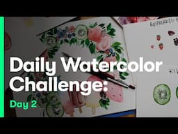 75 Days of Summer Watercolor Challenge: Day 2
