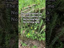 The world behind me, the cross before me— no turning back #ihavedecidedtofollowjesus #hymns #jesus