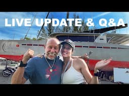 Aluminium Catamaran Refit Update and Q&A LIVE