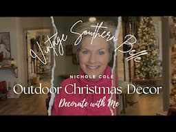Outdoor Christmas Decorating. Decorate with Me for Christmas. Vintage Christmas