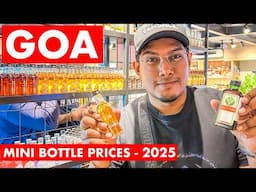 Goa | Mini Bottle Prices - 2025 | Panjim Winestore, New Liquor Rates Goa Whiskey, Rum Vodka Goa Vlog