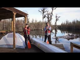 Canoeing in an ALLIGATOR-INFESTED swamp | Camping in the Okefenokee Wildlife Refuge