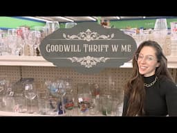 Goodwill Thrift with Me ✨ - thrifting at multiple Goodwill stores for vintage goods!