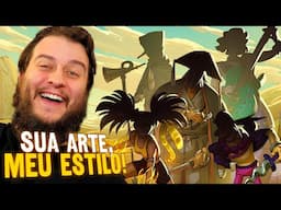FIZ CINCO PERSONAGENS dos INSCRITOS no MEU ESTILO de DESENHO!