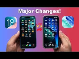 iOS 26 vs iOS 18 🔥 - Every Important Difference! (HINDI)
