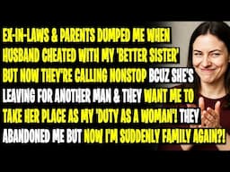 Ex-In-Laws & Parents DUMPED ME When Husband CHEATED With My 'BETTER SISTER'