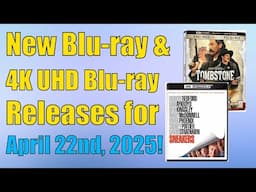 New Blu-ray & 4K UHD Blu-ray Releases for April 22nd, 2025!