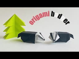 How to make origami badger, step by step tutorial