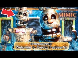 FNAF Secret of the Mimic END: FINDING the PROTOTYPE SPRINGLOCK SUITS & FNAF 1 PIZZERIA!