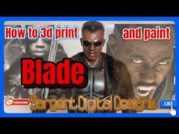 How to paint a resin 3d printed 1\6th scale Blade