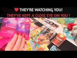 ❤️ THEY'RE WATCHING YOU! THEY'VE KEPT A CLOSE EYE ON YOU #tarot #soulmate #love #tarotreading #lover