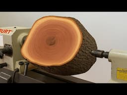 Extremely Daring Wood Spinning Skills - Way Work Peaceful On Wood Lathe