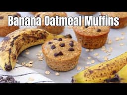 Banana Oatmeal muffins