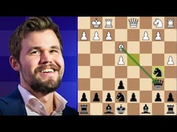 Magnus Sacrifica sua Dama no 8° Lance da Abertura!!!