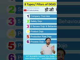 DOJO 8 Types of DOJO || 8 Pillars of DOJO Room  #hrpracticaltraning  #automobile