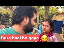 Biwi ne bura haal kar diya 🤣 #vlog