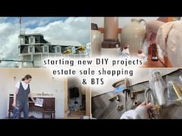 COTTAGE DIARIES | starting new DIY projects, estate sale shopping & behind the scenes