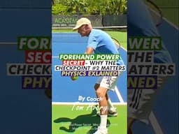 Forehand Power Secret   Why Checkpoint #2 Matters   Physics Explained #shortsviral #shorts #trending