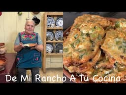 Receta Barata y Rendidora De Tortitas De Poblano y Queso De Mi Rancho