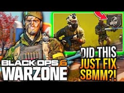 WARZONE: This GAMEPLAY UPDATE Just COMPLETELY CHANGED MATCHMAKING...